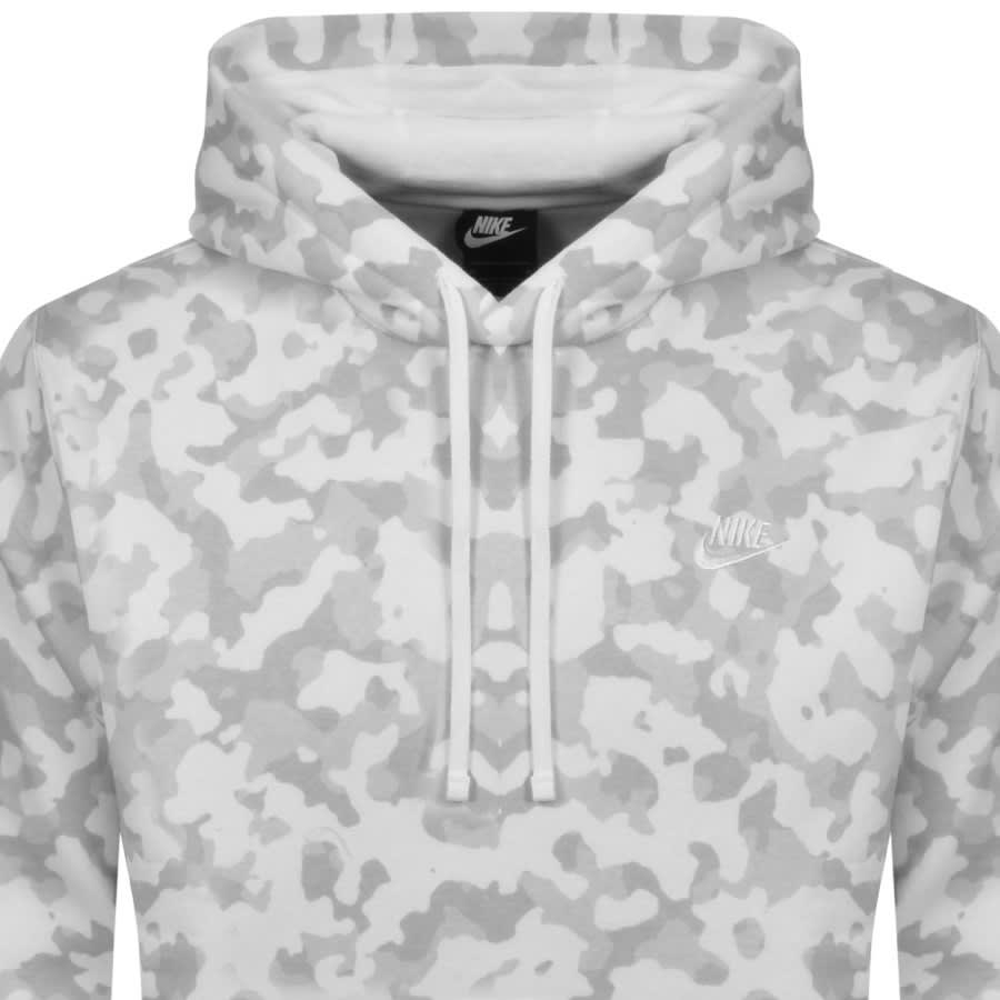 Alternative Image for ProductNike Camo Club Hoodie White2
